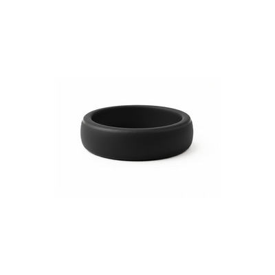 Black Wax Band Ring