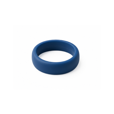 Blue Wax Band Ring