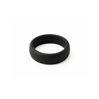 Black Wax Band Ring