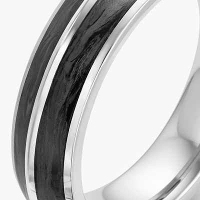 6mm Double Edge Band Ring