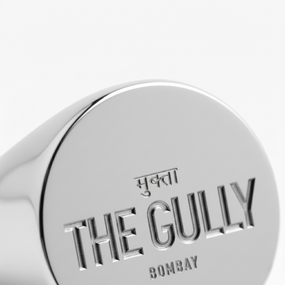 Bombay Round Imprinted Signet Ring