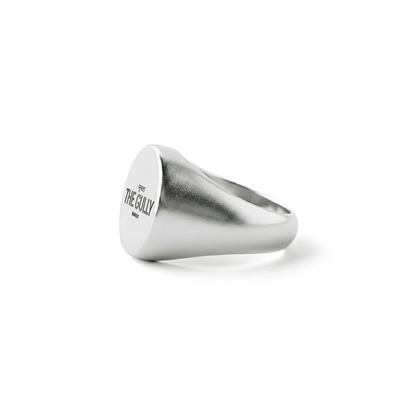 Bombay Round Rustic Imprinted Signet Ring